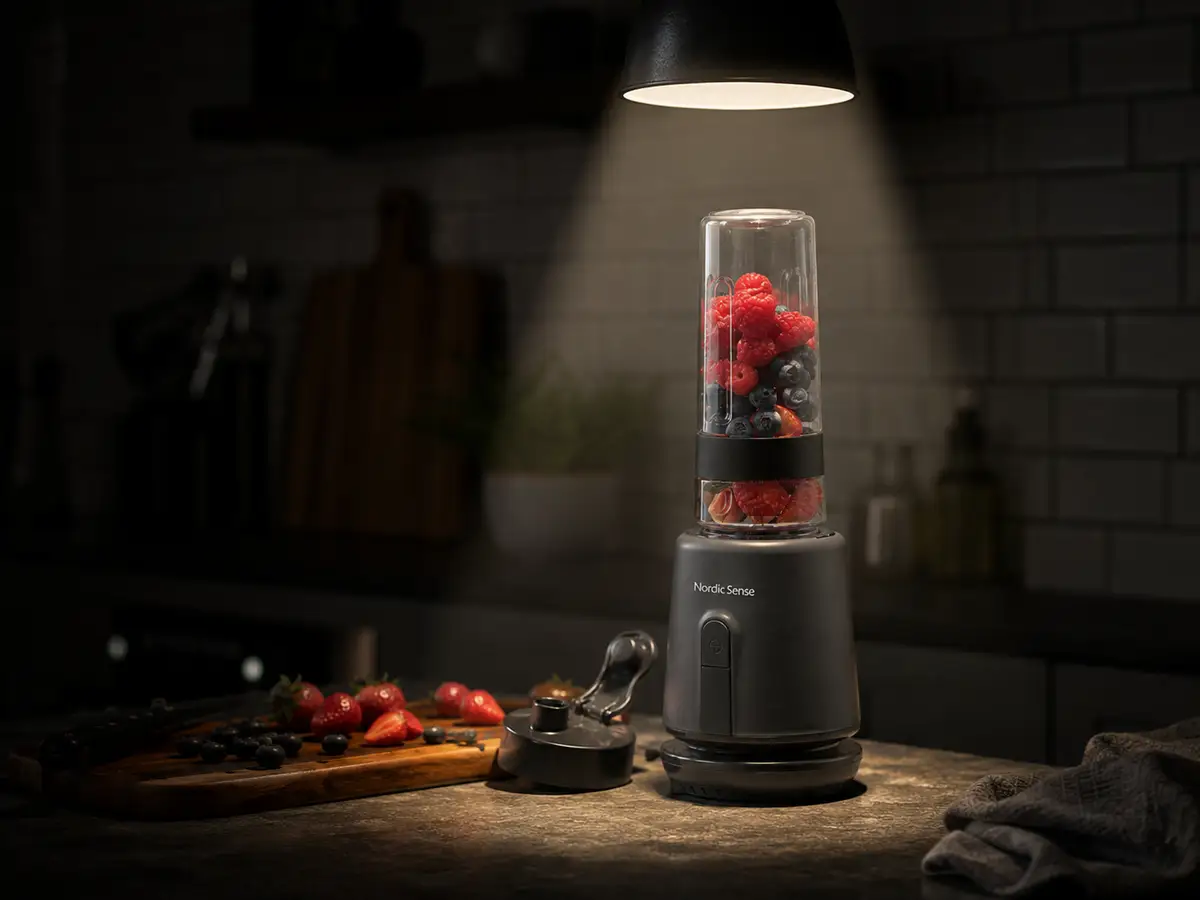 Krimklubben velkomstpakke (Nordic Sense smoothieblender + 3 bøker)