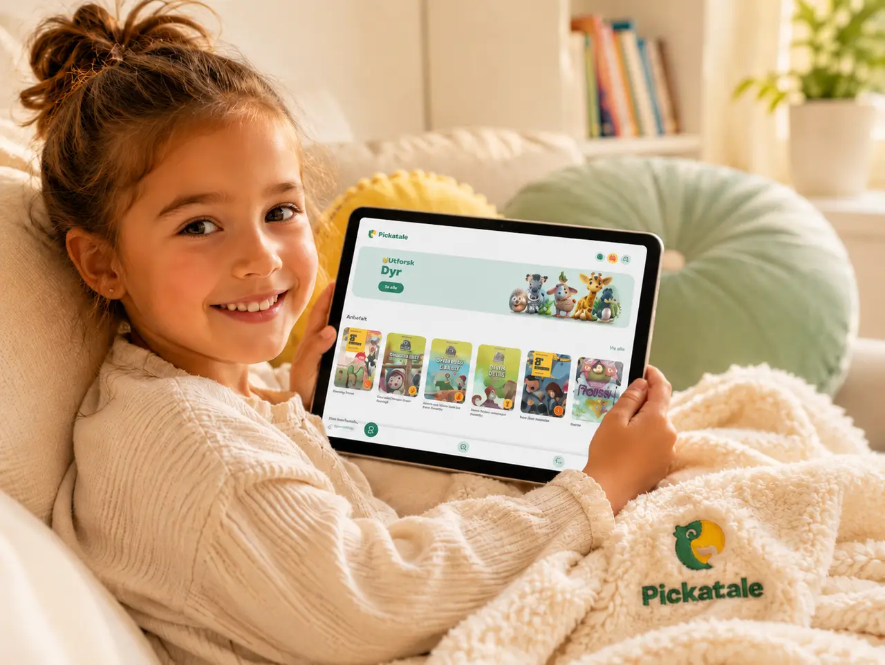 Pickatale – gratis prøve på digitalt lesebibliotek for barn